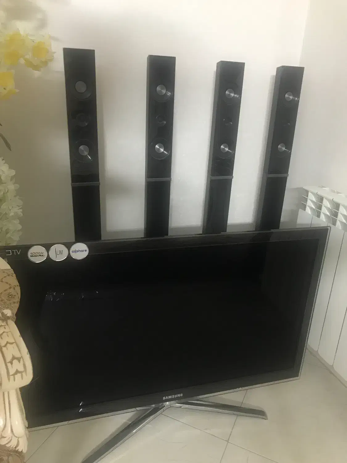 تلویزیون سامسونگ همراه با سینما خانواده|تلویزیون و پروژکتور|تهران, افسریه شمالی|دیوار