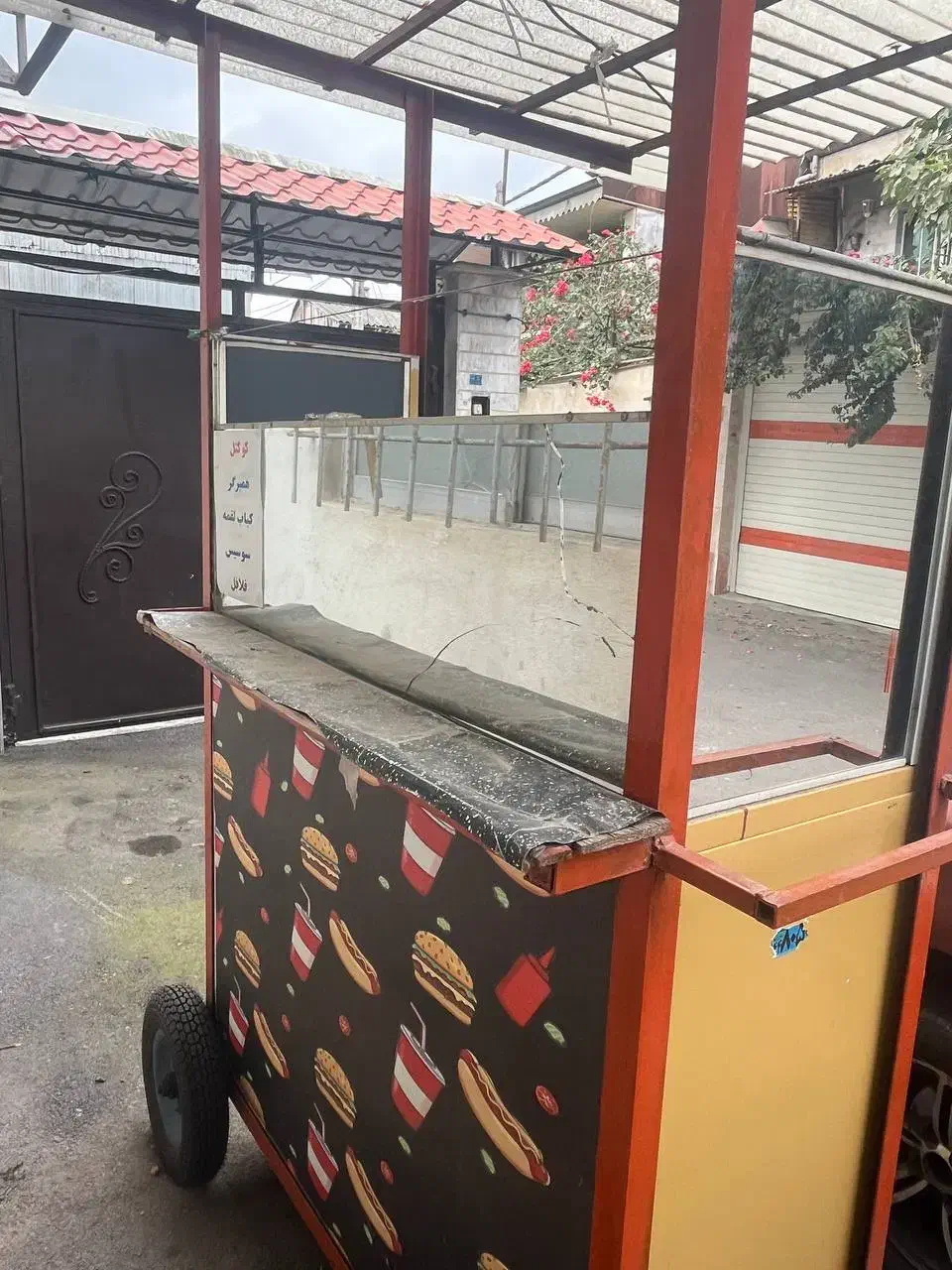 گاری فلافلی|فروشگاه و مغازه|رشت, باهنر|دیوار