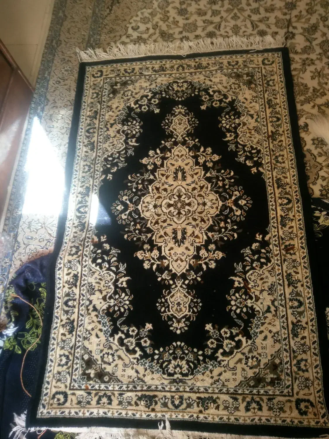 فرش 2در1 زمینه سرمه ای|فرش|پرند, فاز ۶|دیوار