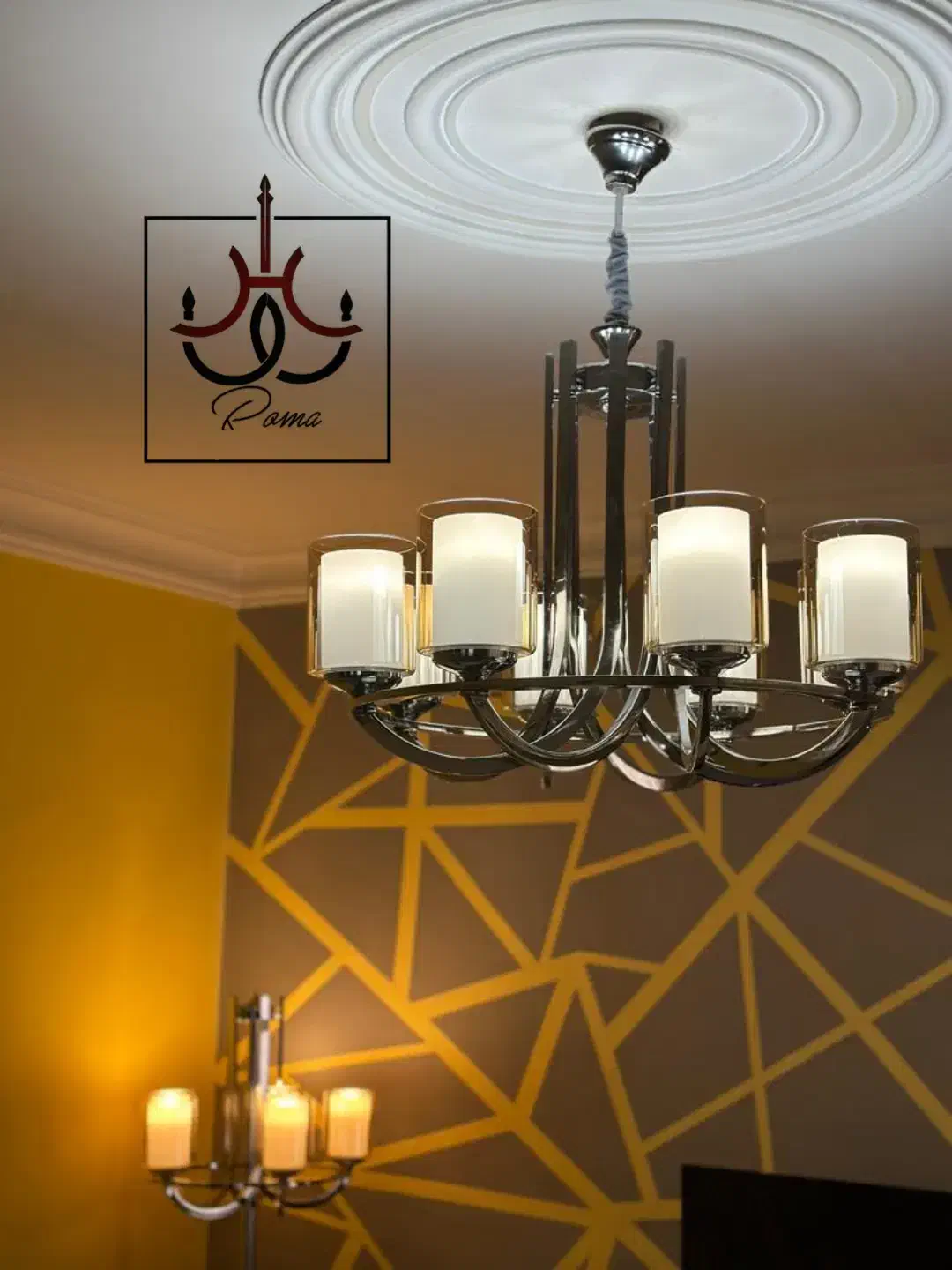 لوستر / نمونه اورجینال اصلی / رومالوستر فردیس|لوستر و چراغ آویز|فردیس, سرحدی|دیوار