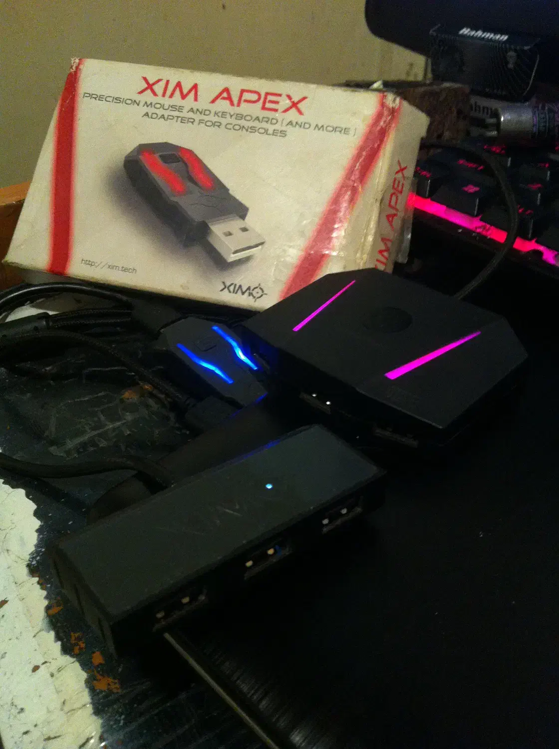 xim apex + gamesir مبدل موس کیبرد|قطعات و لوازم جانبی رایانه|تهران, دکتر هوشیار|دیوار