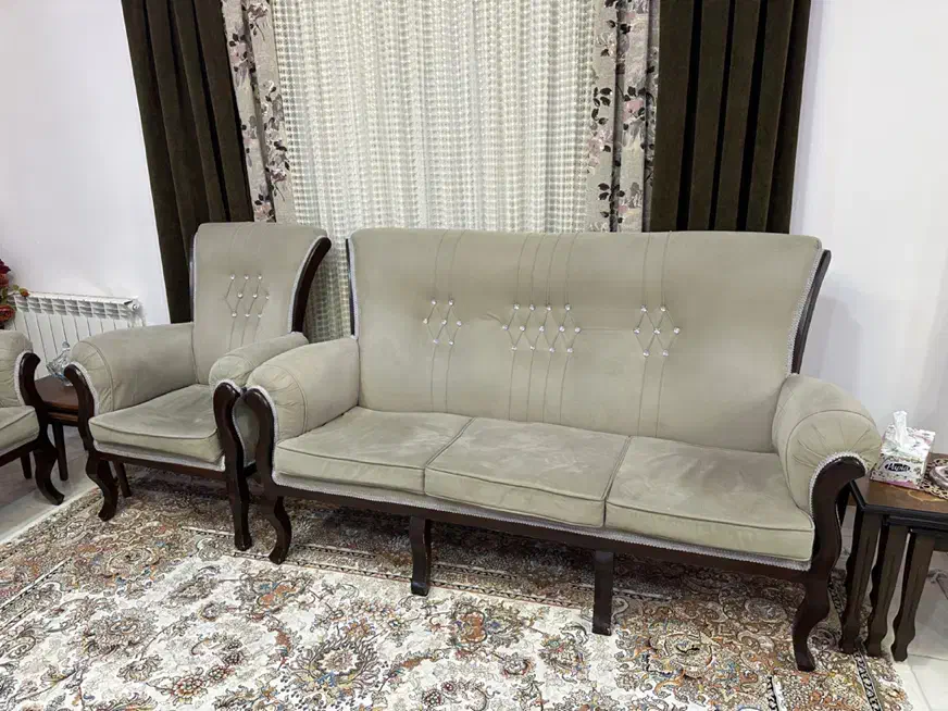 مبل 7 نفره|مبلمان خانگی و میز عسلی|ساری, |دیوار