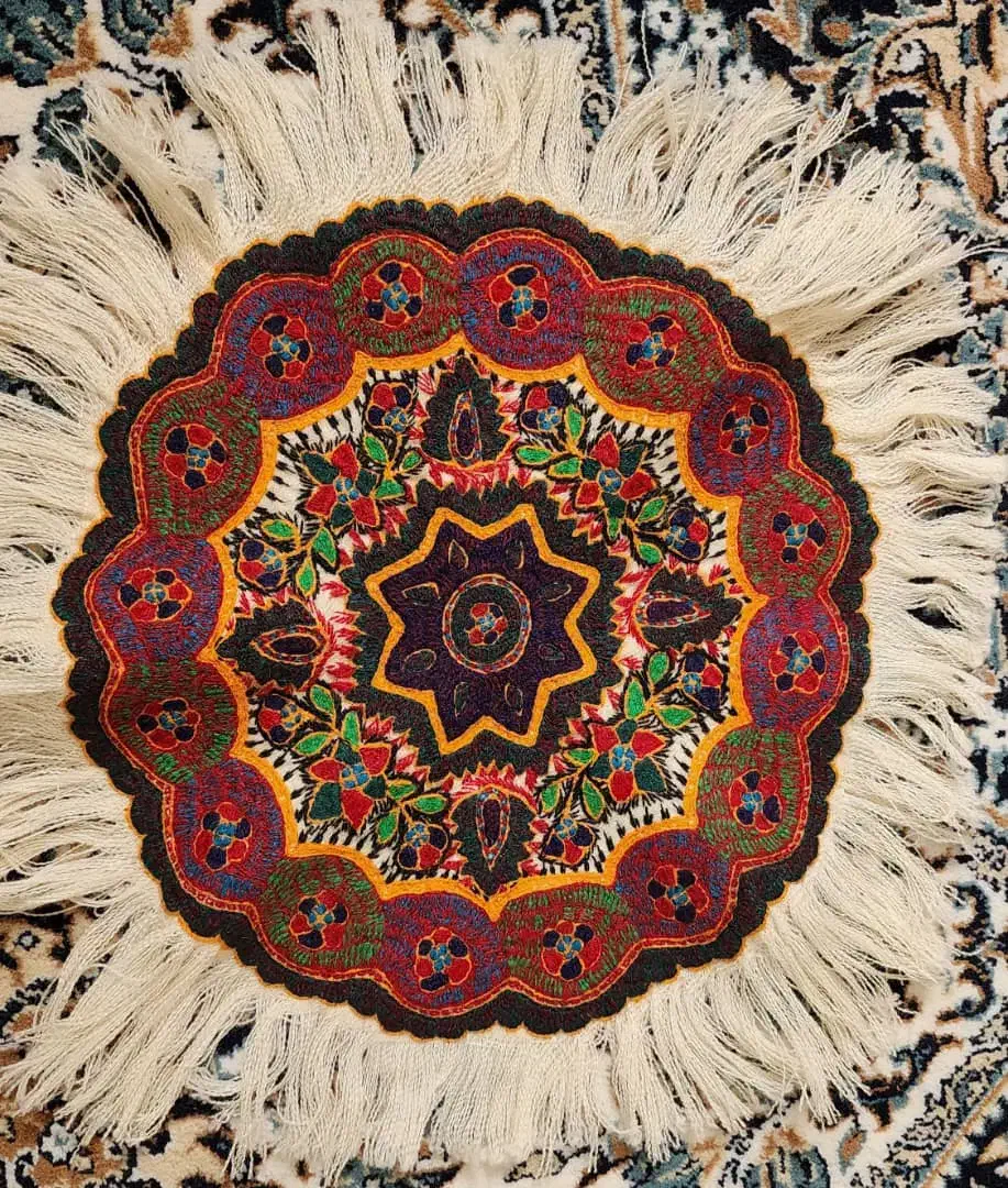 ریشه کردن پته.استرکشی یراق دوزی|صنایع دستی و سایر لوازم تزئینی|کرمان, |دیوار