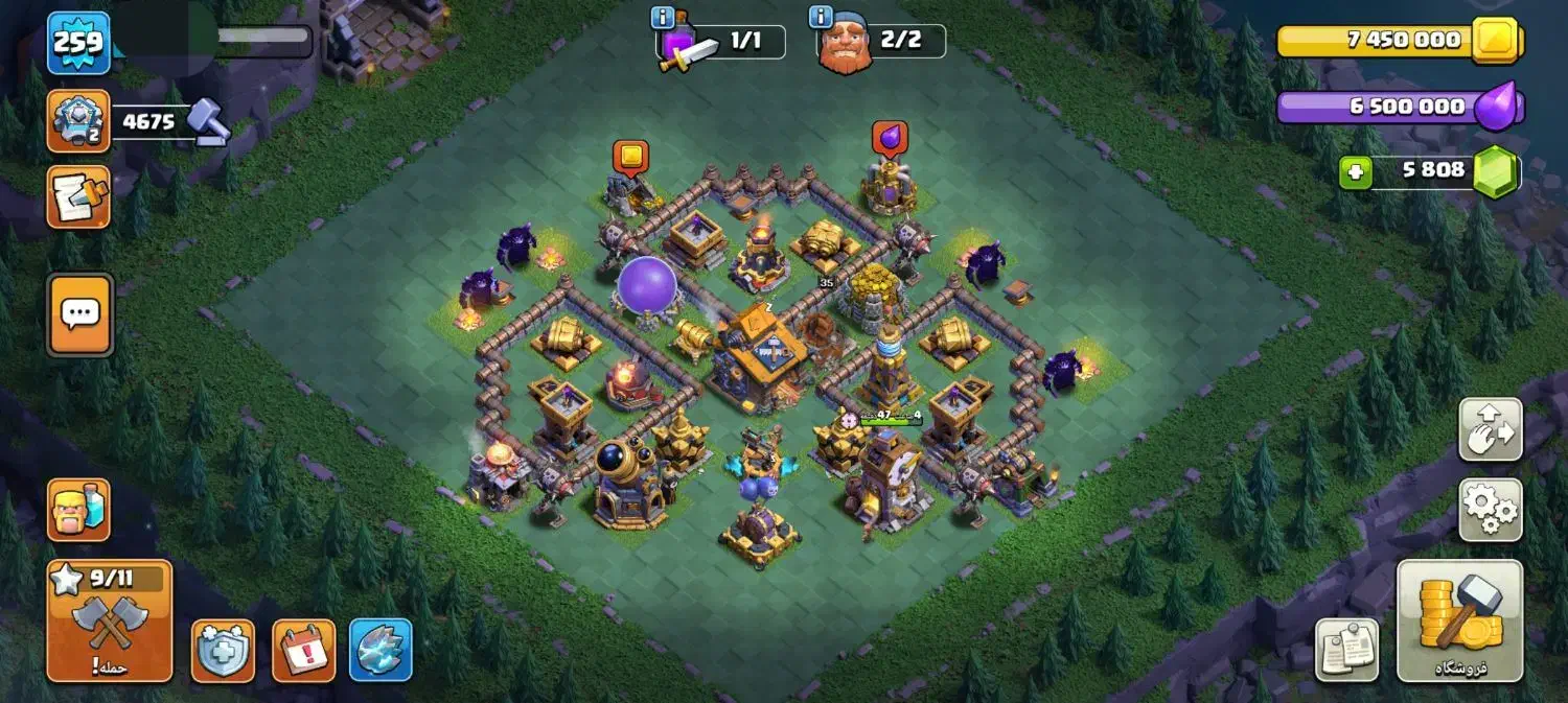 اکانت کلش آف کلنز فول فول فول|کنسول، بازی ویدئویی و آنلاین|مشهد, آزادشهر|دیوار