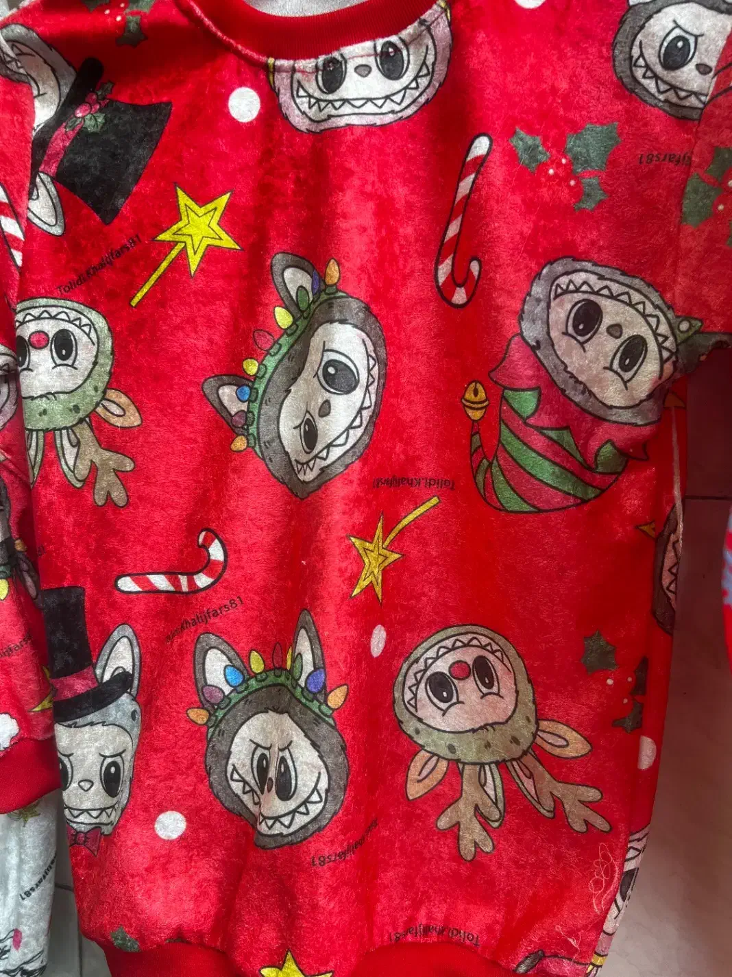 تولید پخش  تک عمده ست بچگانه یلدایی کریسمس قرمز|کفش و لباس بچه|چهاردانگه (تهران), |دیوار