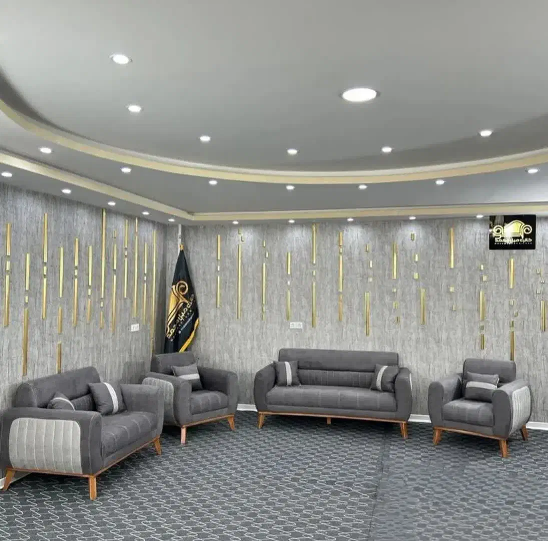 مبل دیانا مبلمان آیسل با تنوع پارچه و چوب|مبلمان خانگی و میز عسلی|رشت, منظریه|دیوار