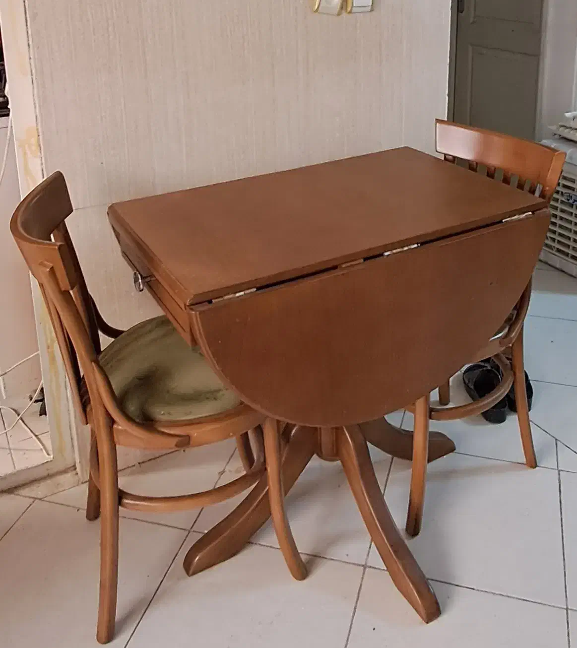 میزوصندلی چوب|میز و صندلی غذاخوری|شهمیرزاد, |دیوار