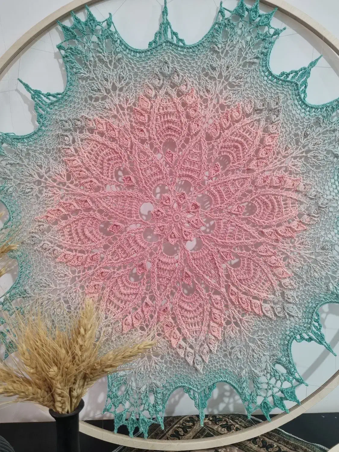 دیوارکوب ماندالا|صنایع دستی و سایر لوازم تزئینی|بندر ترکمن, |دیوار