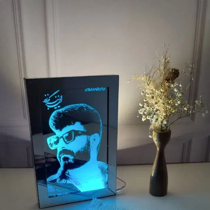 لایت گلس کادوی روز زن|چراغ خواب و آباژور|دیواندره, |دیوار