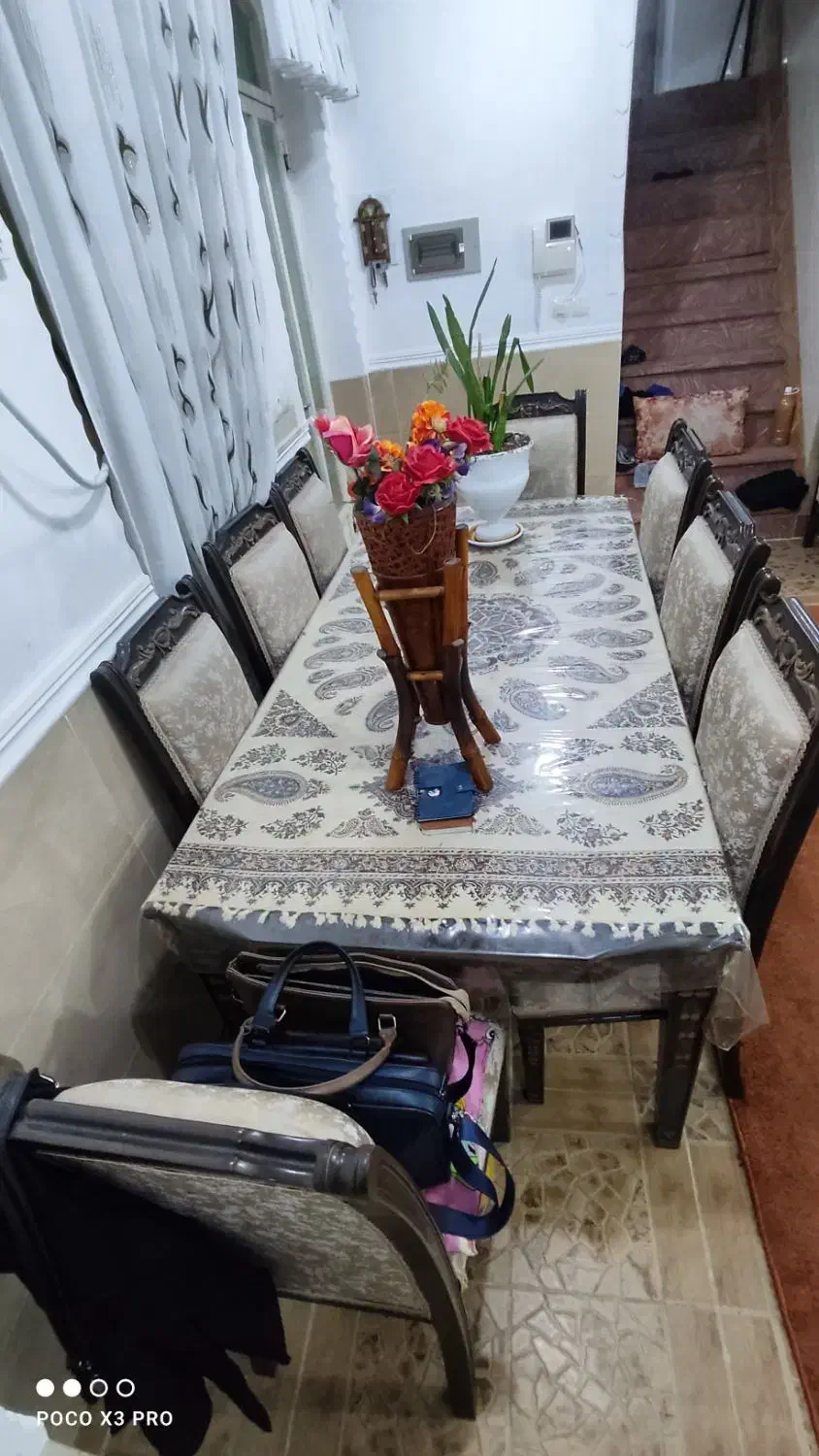 میز غذاخوری هشت نفره خیلی خوشکل|میز و صندلی غذاخوری|بهبهان, |دیوار