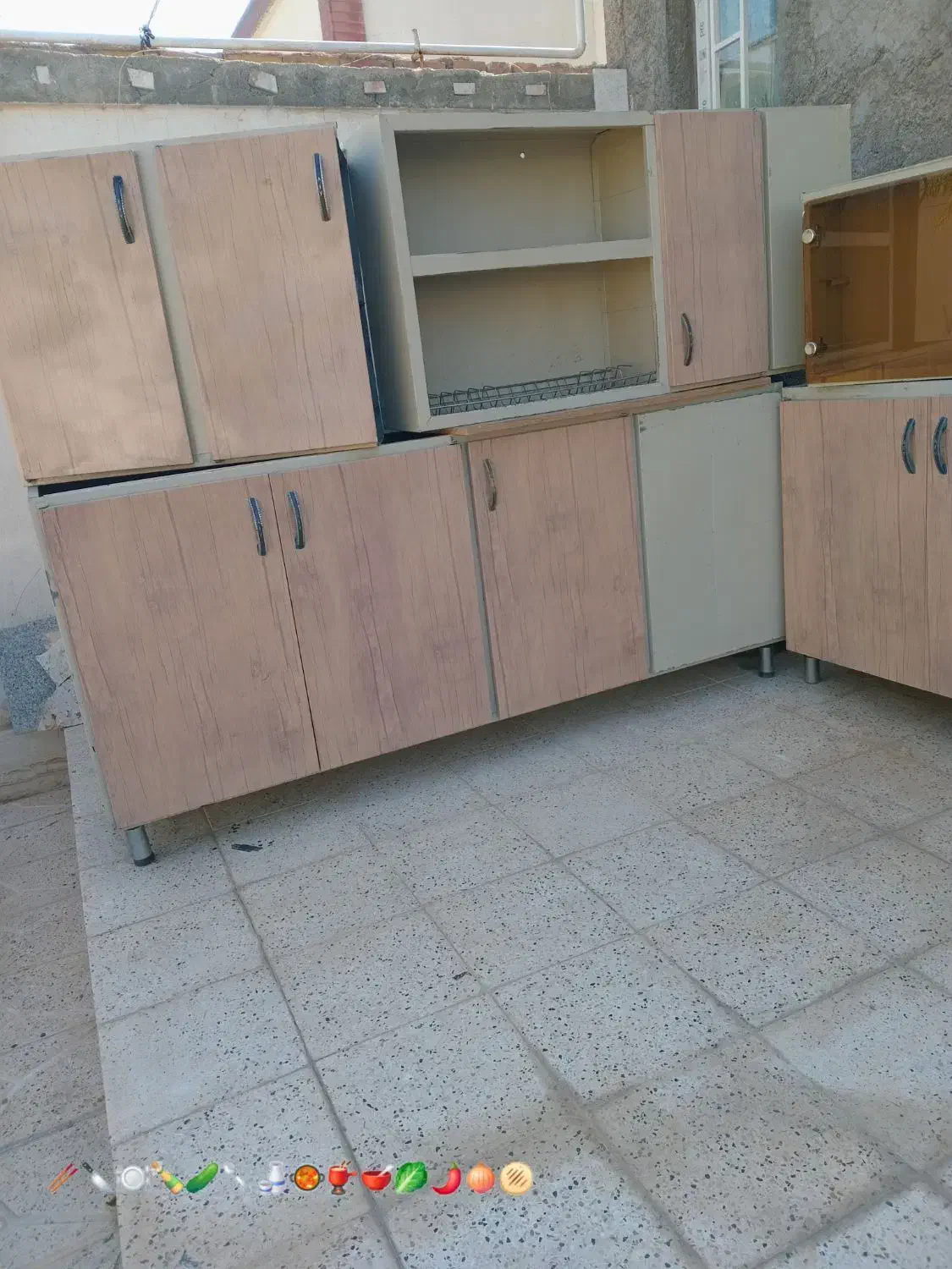کابینت دست دوم در گلبهار|آب‌چکان و نظم‌دهنده ظروف|گلبهار, شهر جدید گلبهار|دیوار