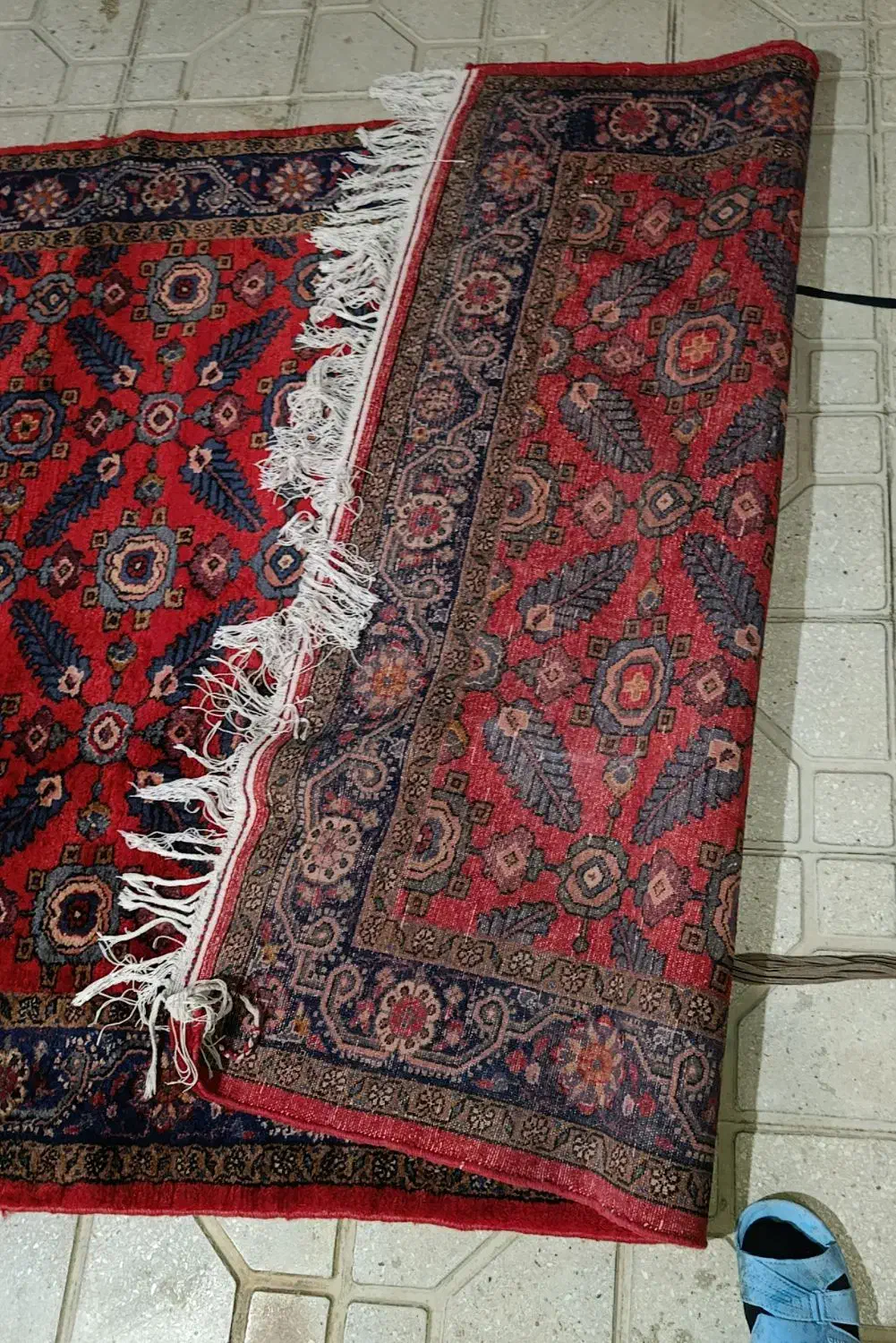 فرش دستباف طرح سیخ کباب|فرش|سنقر, |دیوار