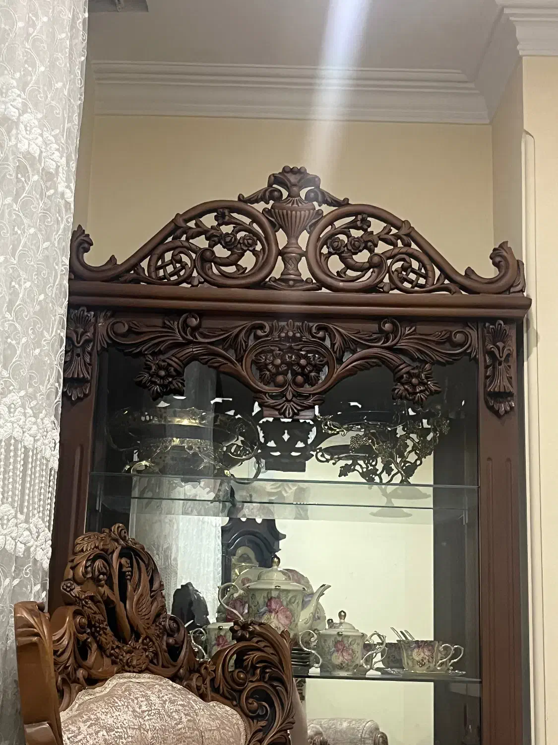 ویترین چوبی راش|بوفه، ویترین، کنسول|مشکین‌دشت, |دیوار