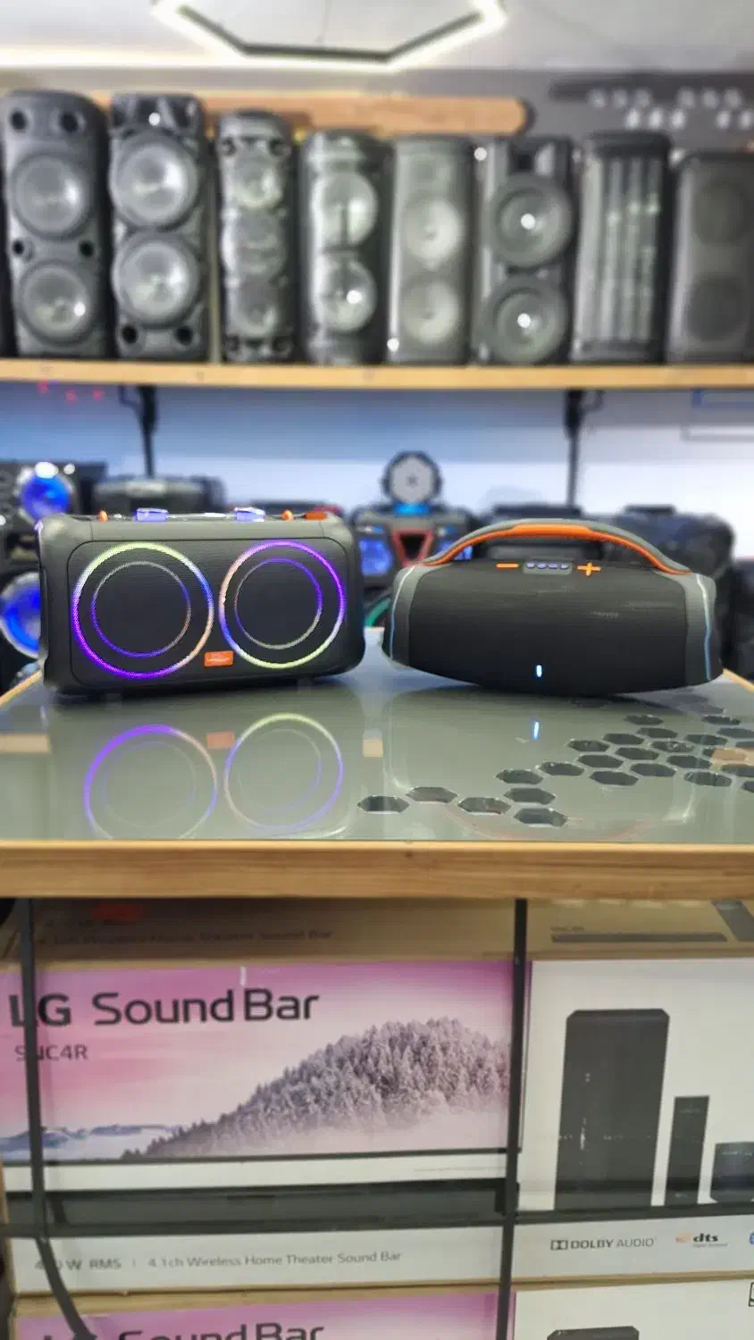 اسپیکر باند بوم باکس حرفه ای سیستم صوتی رقص نوردار|سیستم صوتی خانگی|مشهد, سراب|دیوار