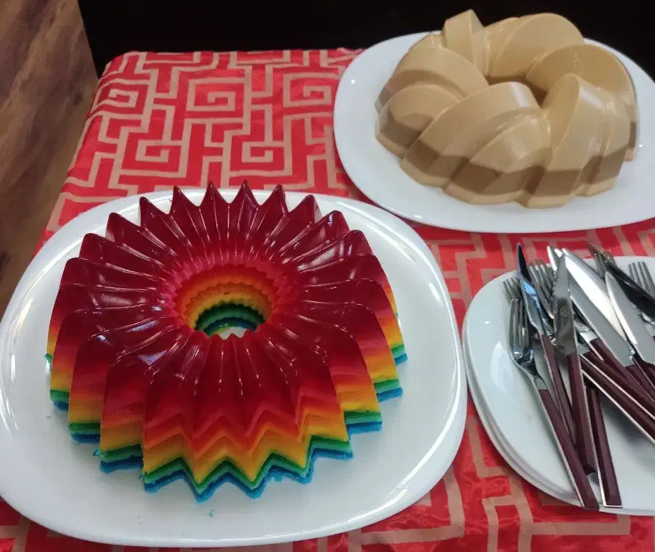 ژله رنگین کمانی|خوردنی و آشامیدنی|شاهینشهر, فردوسی|دیوار