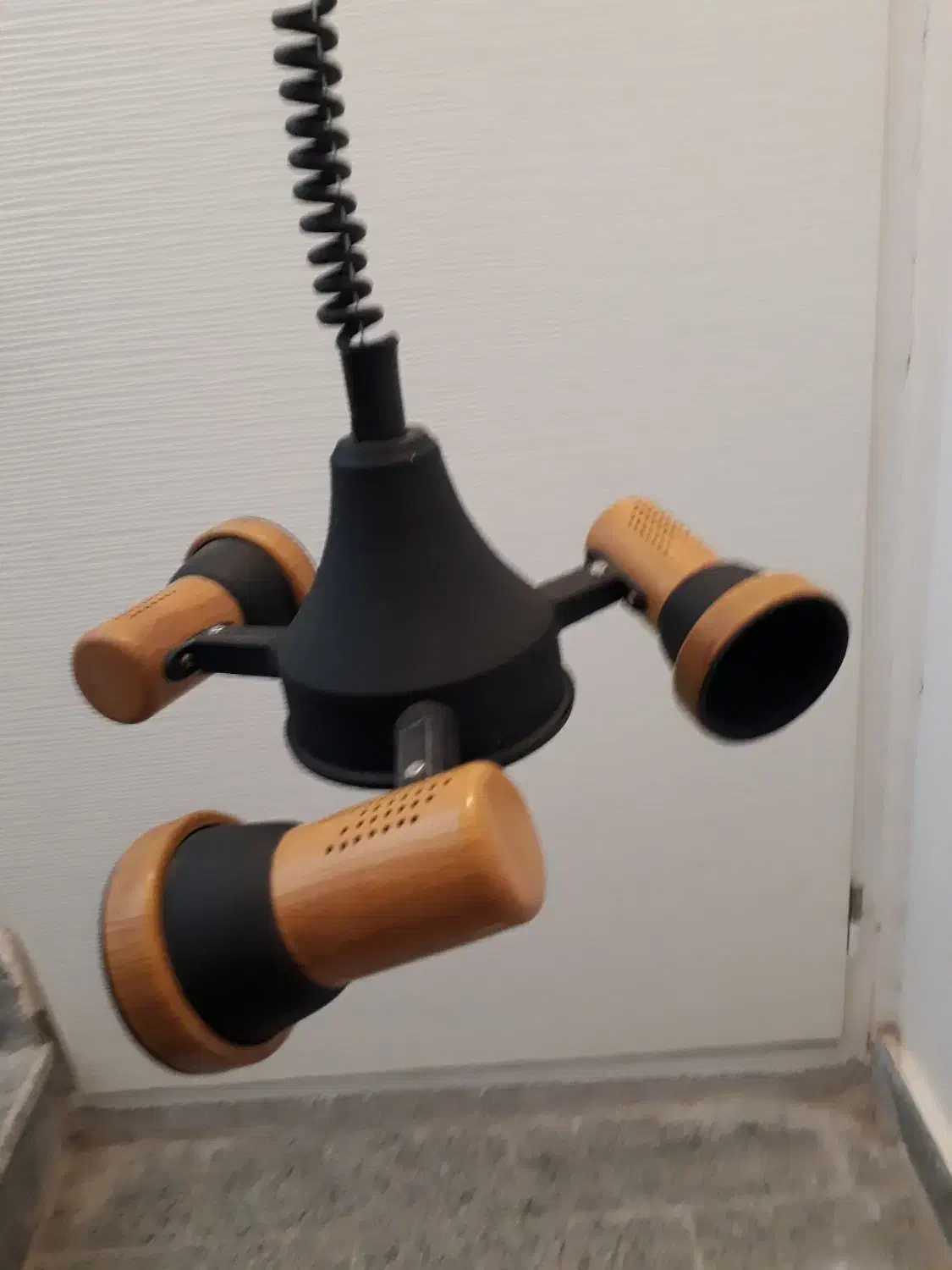 لوستر طرح چوب|لوستر و چراغ آویز|سهند, |دیوار