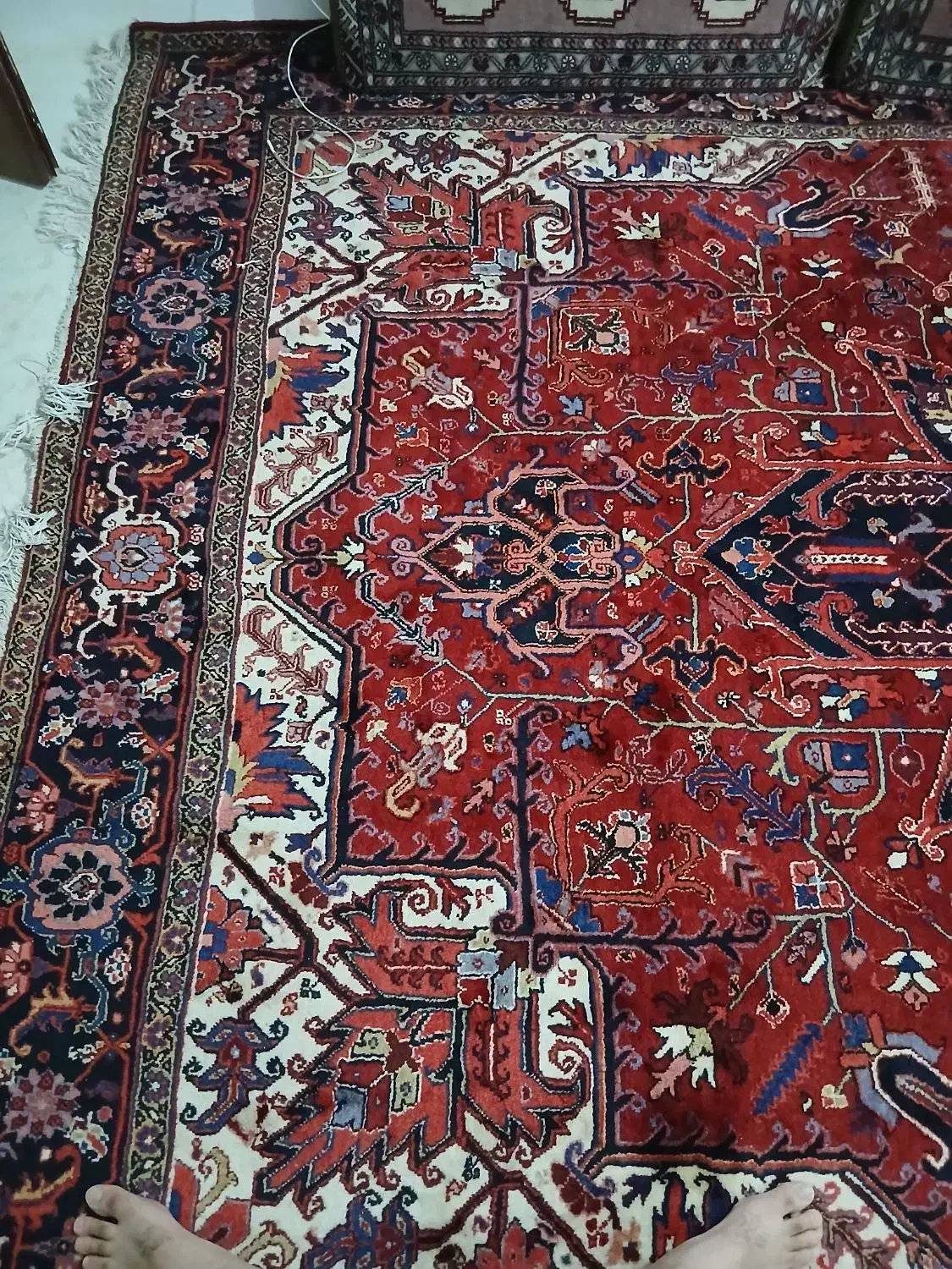 فرش اصل هریس ۹ متری|فرش|تبریز, |دیوار