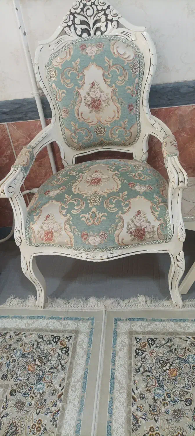 مبل سلطنتی ۹ نفره|مبلمان خانگی و میز عسلی|بوکان, |دیوار