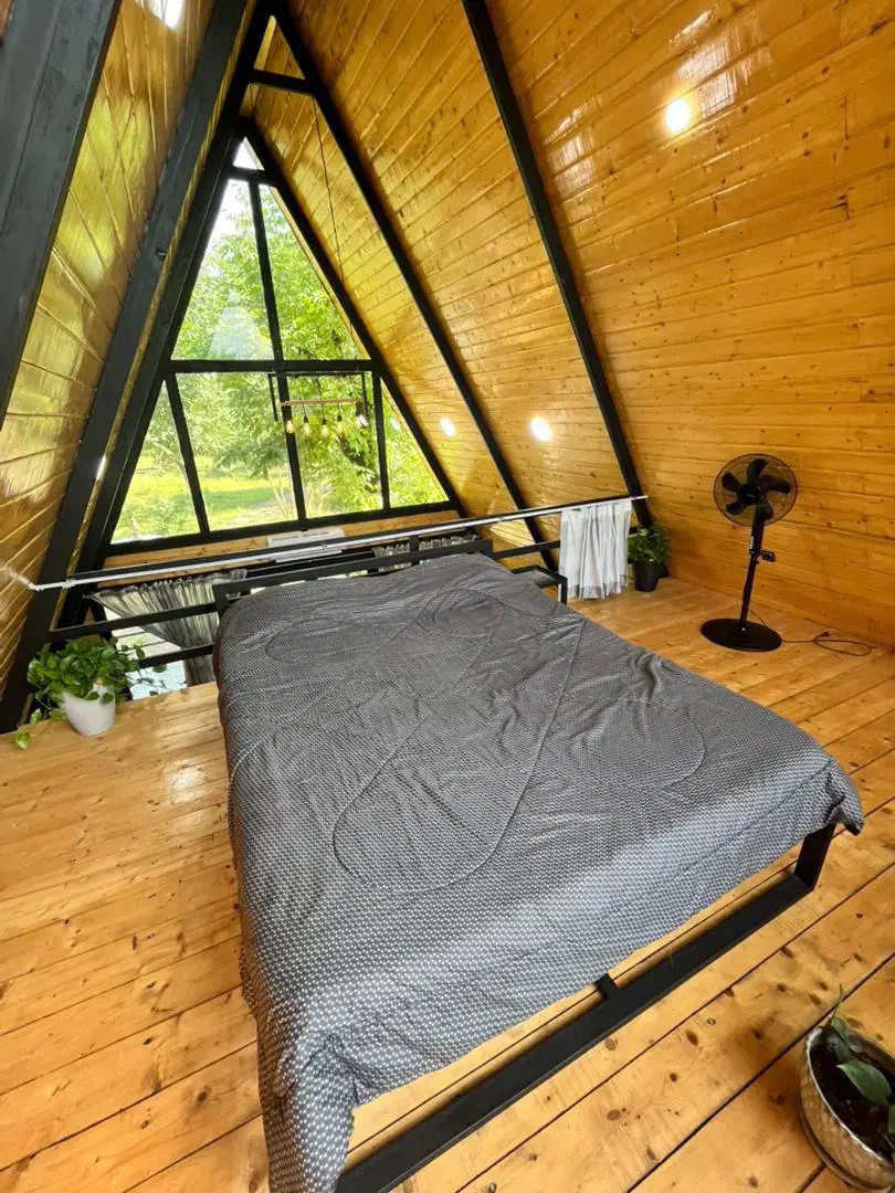 اجاره کلبه سوئیسی دو خواب با جکوزی در ماسال|اجارهٔ کوتاه‌مدت ویلا و باغ|رشت, گلسار|دیوار