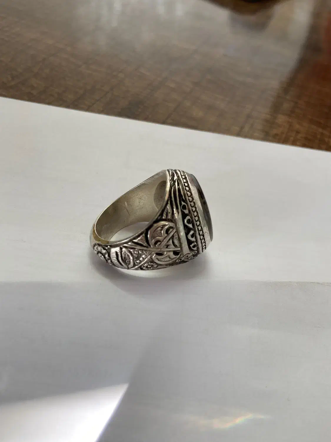 انگشتر نقره کار دست شجر قاینات|جواهرات|تربتحیدریه, باغ سلطانی|دیوار