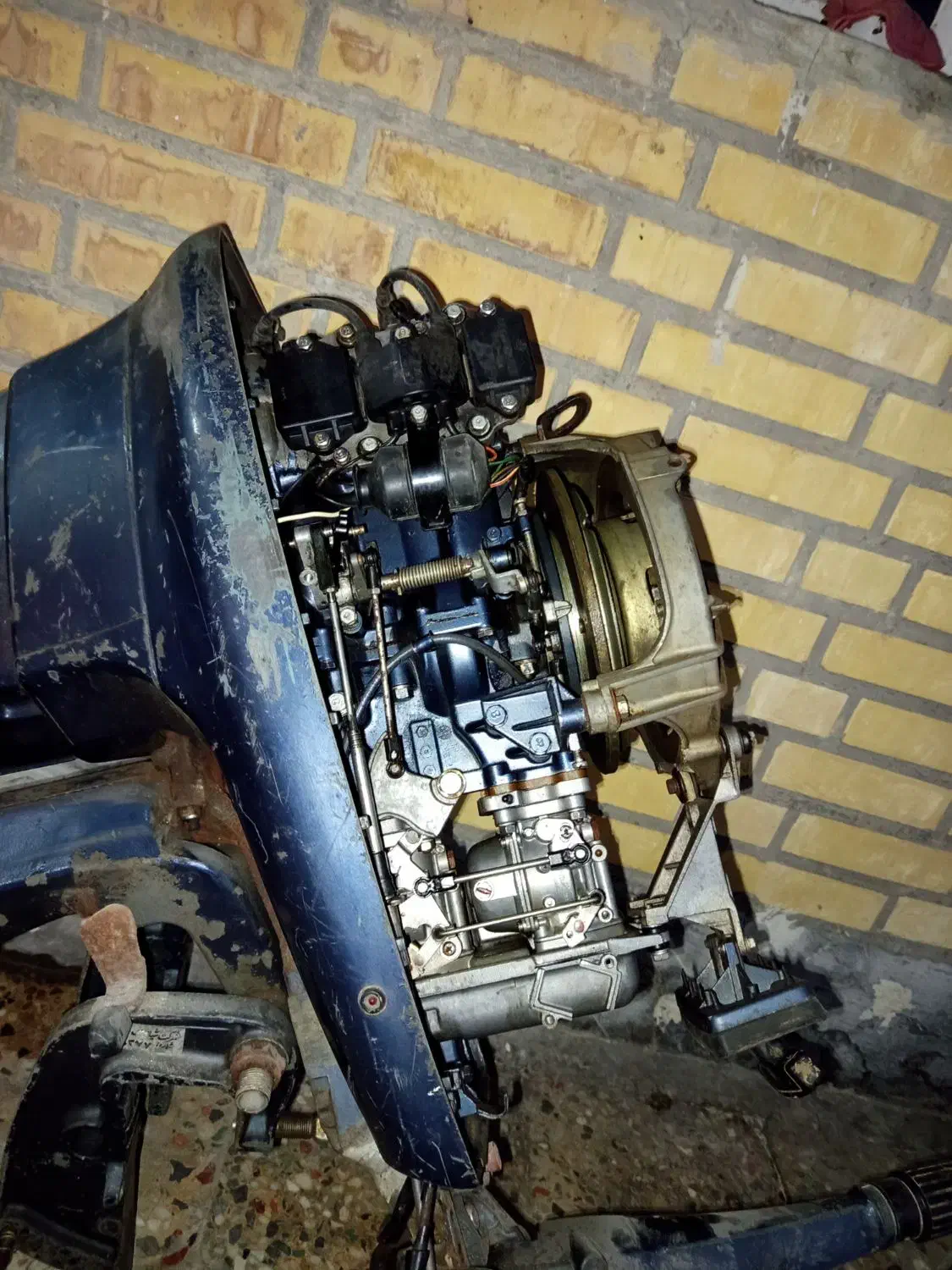 موتور قایق 48 با قایق 23|قایق و سایر وسایل نقلیه|بندر ماهشهر, |دیوار