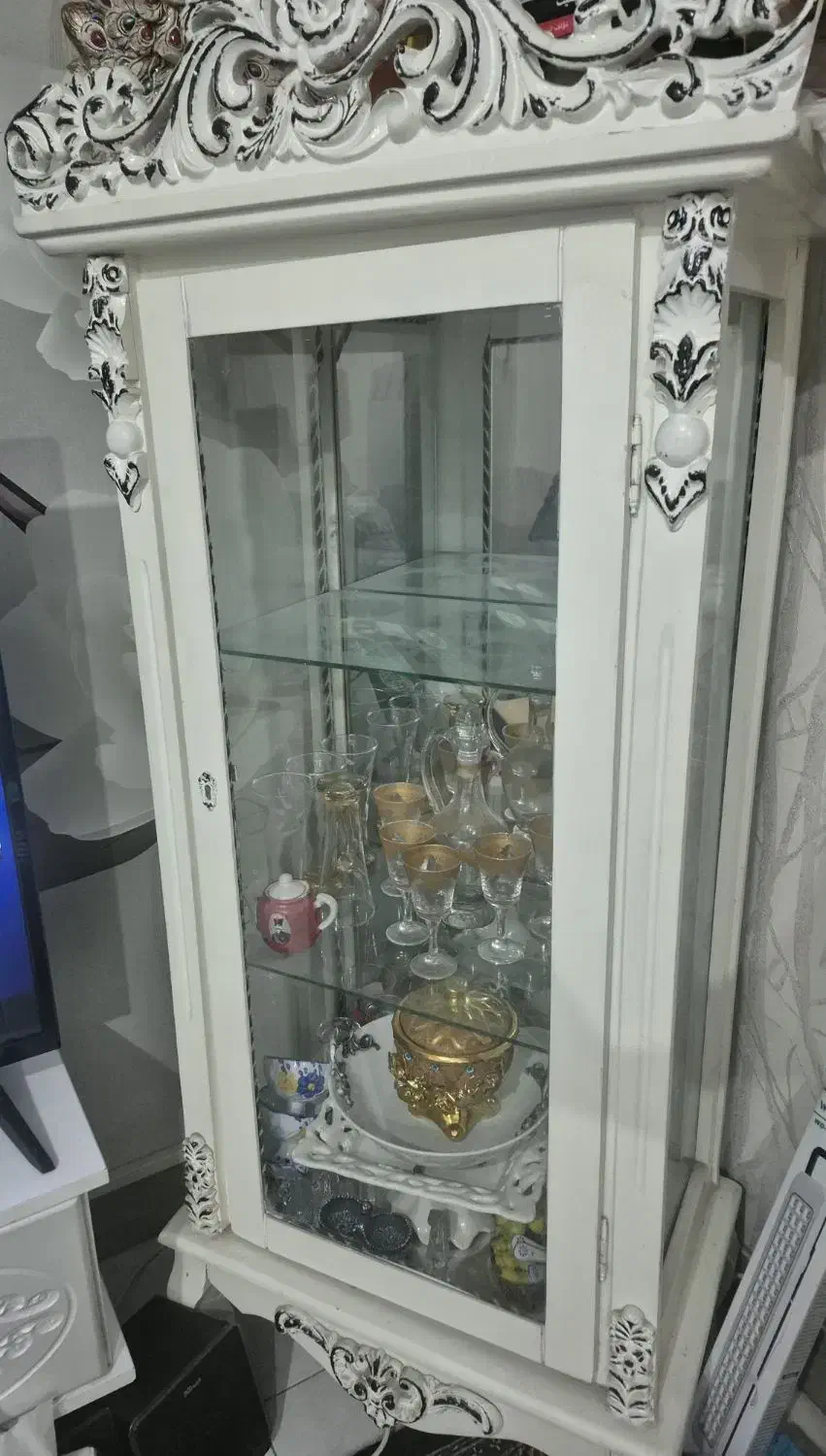 ویترین سفید|بوفه، ویترین، کنسول|رشت, یخسازی|دیوار