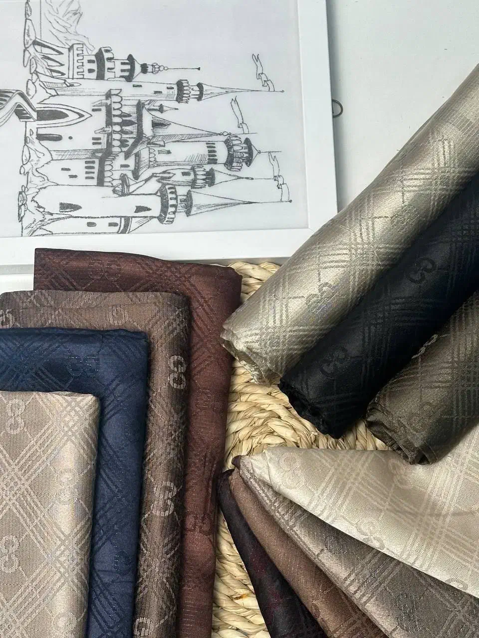 کالکشن روز مادر - روسری ژاکارد devora|لباس|تربتحیدریه, کاشانی|دیوار