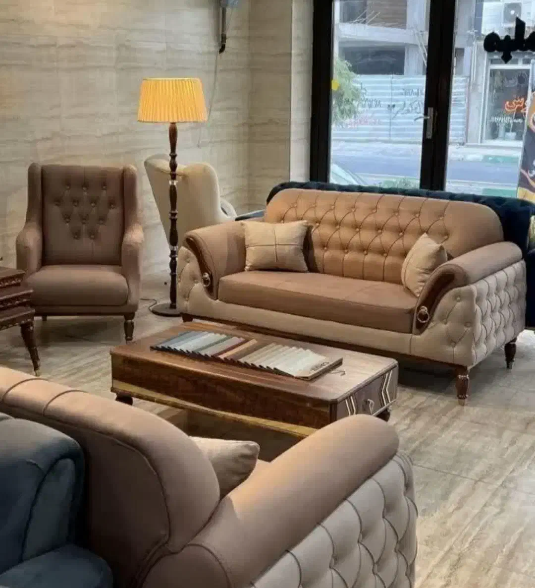 مدل پاریس،چستر * تولیدی*|مبلمان خانگی و میز عسلی|بافق, |دیوار