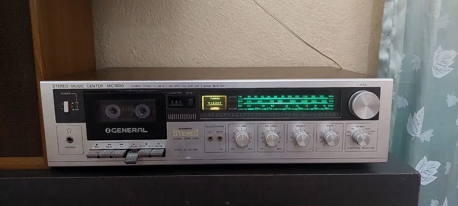 استریو جنرال ژاپن اصل.بفروش میرسد|سیستم صوتی خانگی|بوشهر, |دیوار