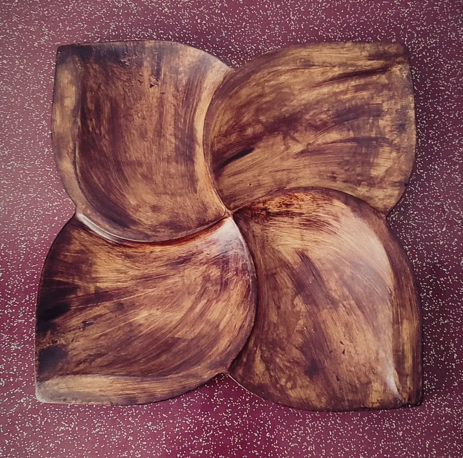 ظروف پذیرایی سنگ مصنوعی با طرح چوب بینظیر|ظروف سرو و پذیرایی|ارژن, |دیوار