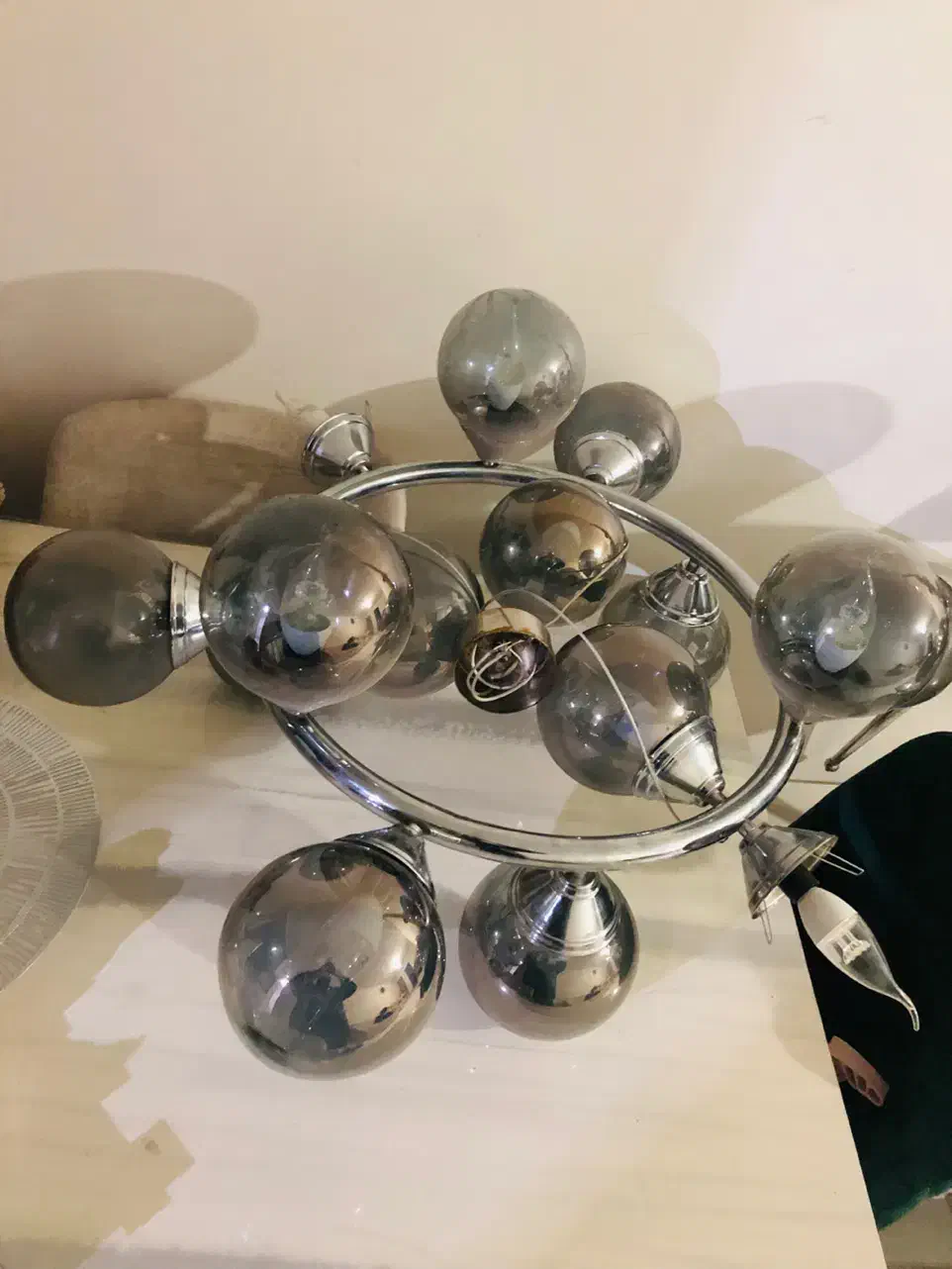 لوستر مدرن درحد نو|لوستر و چراغ آویز|کرج, جهان‌شهر|دیوار