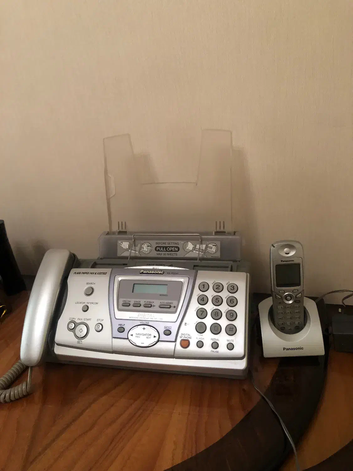 تلفن فکس بی سیم پاناسونیک|پرینتر، اسکنر، کپی، فکس|تهران, فرمانیه|دیوار