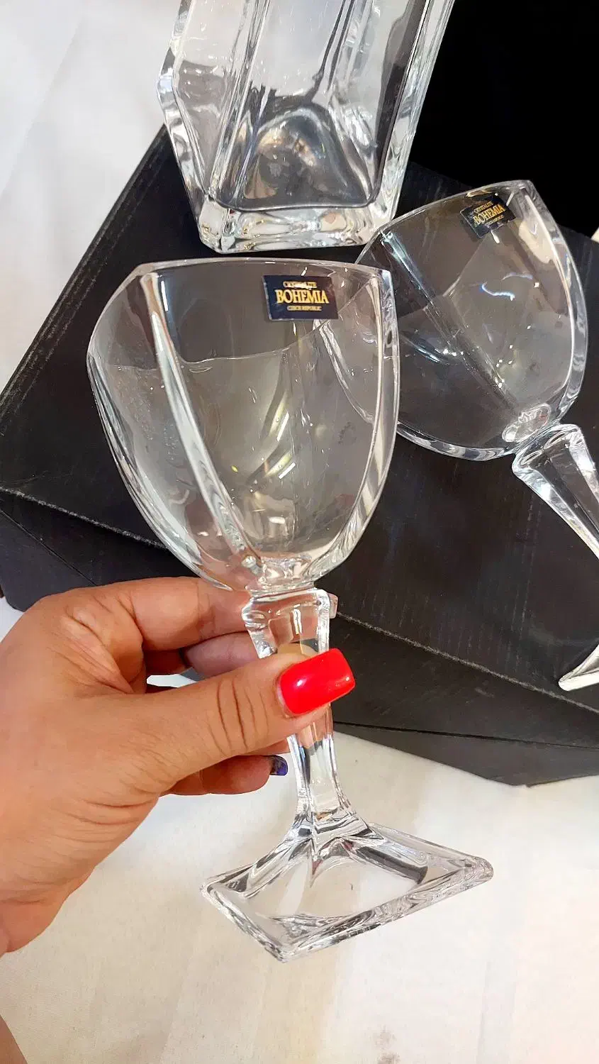 سوفله خوری و شراب خوری بوهمیا|ظروف سرو و پذیرایی|شاهینشهر, طالقانی|دیوار