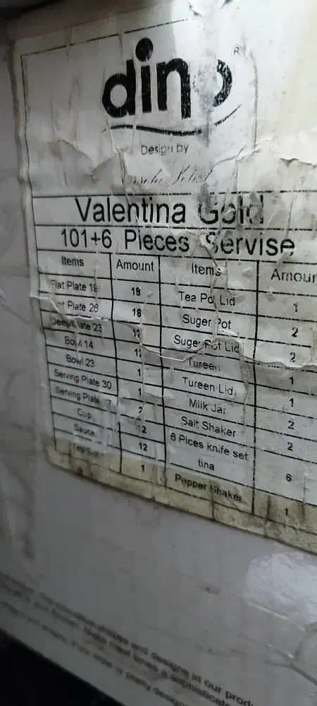 سرویس چینی 12نفره 107پارچه سرویس بشقاب اضافه داره|ظروف سرو و پذیرایی|اشتهارد, |دیوار