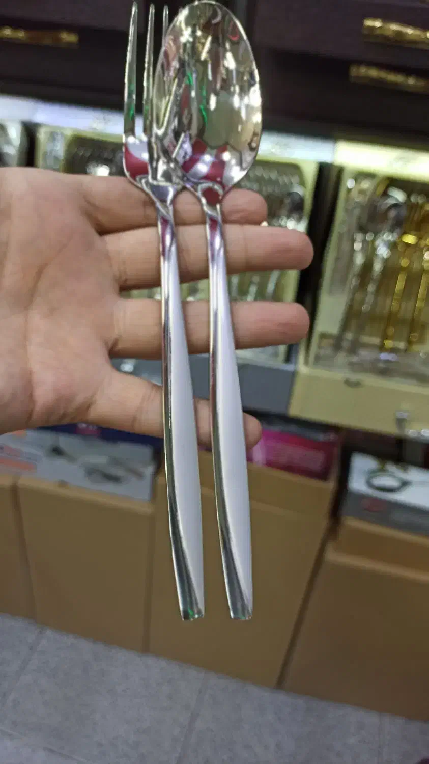 قاشق چنگال یونیک|ظروف سرو و پذیرایی|تبریز, |دیوار