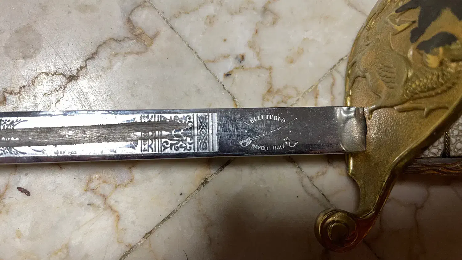 شمشیر سان نیرو دریایی پهلوی|کلکسیون اشیاء عتیقه|تهران, ونک|دیوار