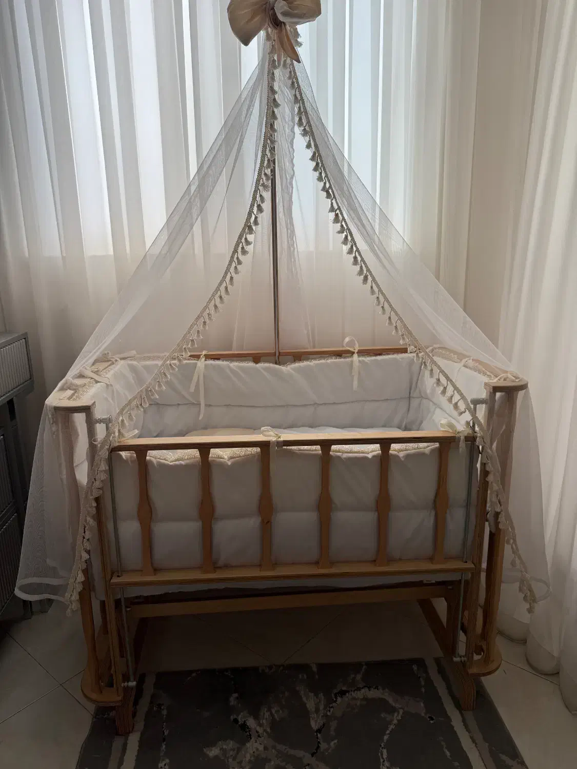 گهواره کنار تخت|اسباب و اثاث بچه|قرچک, مهدیه|دیوار