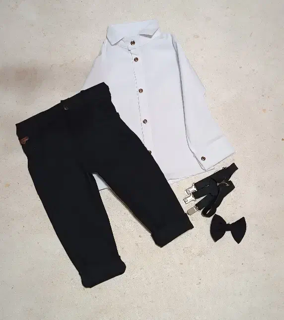 ست پیراهن و شلوار ساسبندی مجلسی بچگانه لباس بچگانه|کفش و لباس بچه|تهران, بهداشت|دیوار