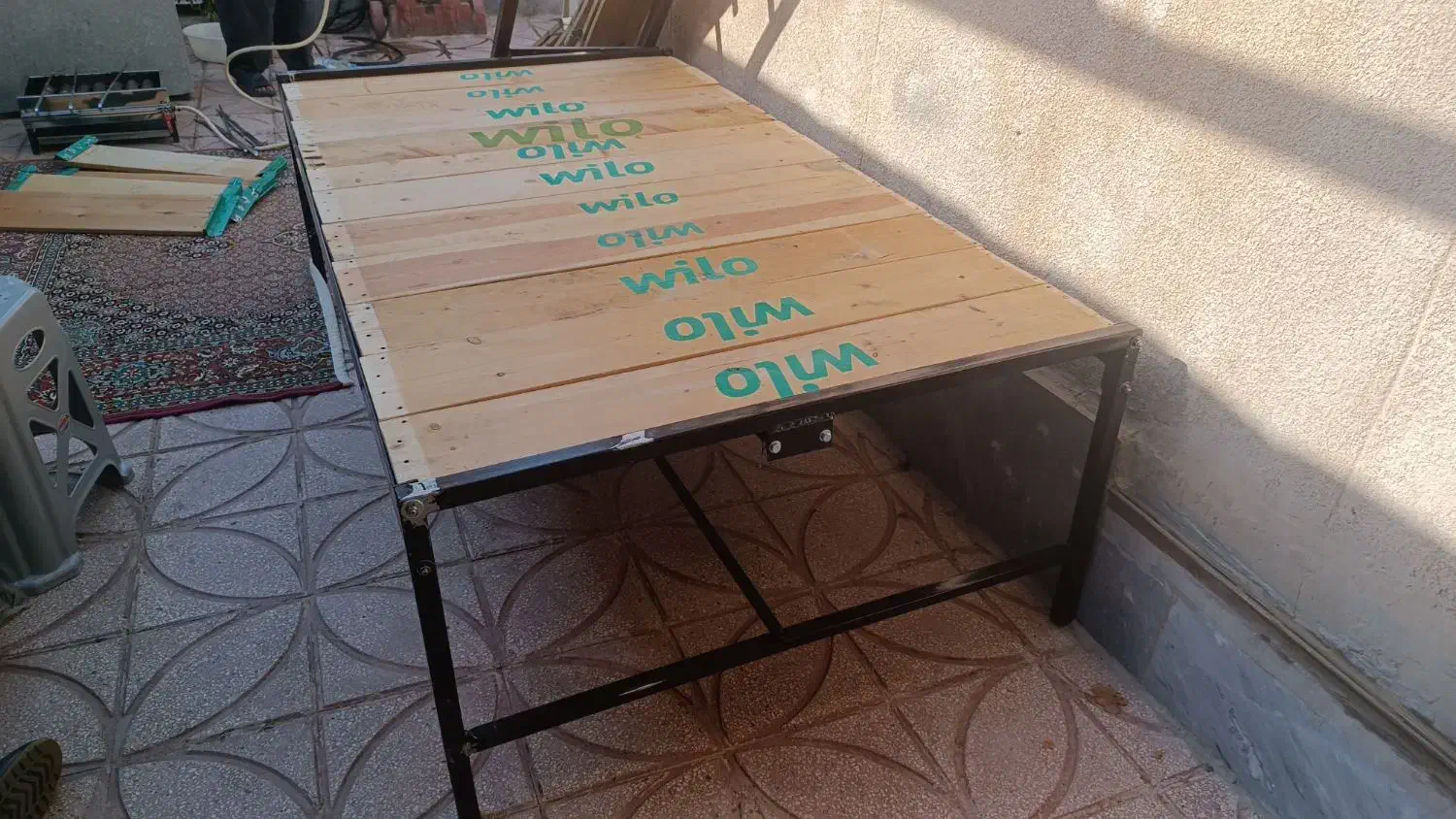 تخته باغ و کافه تاشو|تخت و سرویس خواب|ماهدشت, |دیوار