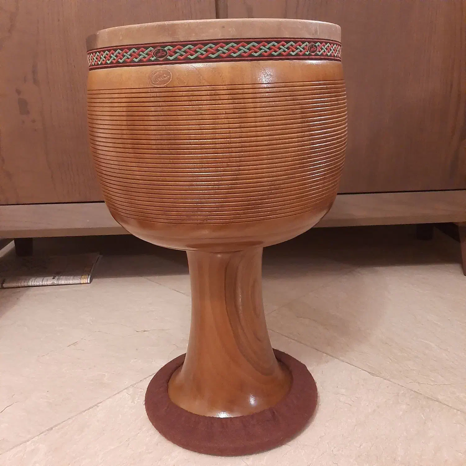 تنبک حلمی سایز ۲۸ یک تکه|سازهای سنتی|تهران, مهران (سیدخندان)|دیوار