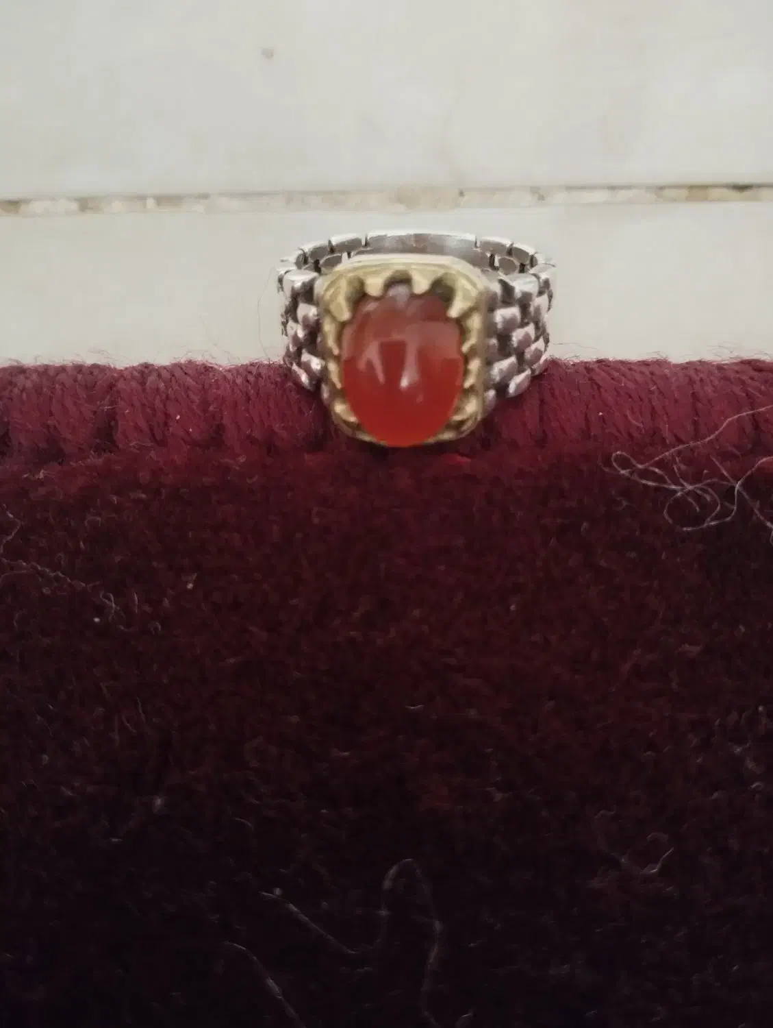 انگشتر نقره.با رکاب زیبا.مهریز|جواهرات|مهریز, |دیوار