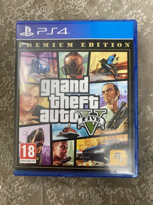 دیسک gta v برای ps4|کنسول، بازی ویدئویی و آنلاین|تهران, شهرک ولیعصر شمالی|دیوار