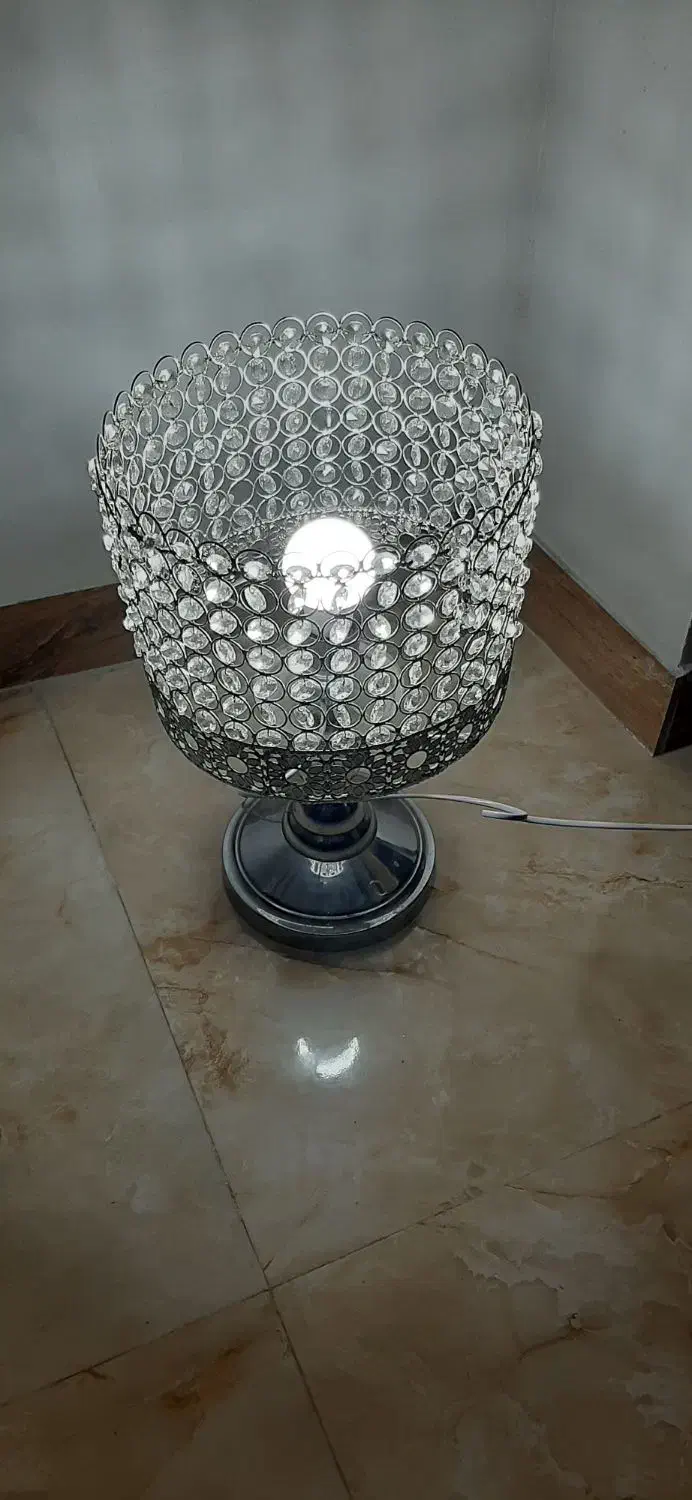 آباژور نگین دار|چراغ خواب و آباژور|رشت, حمیدیان|دیوار