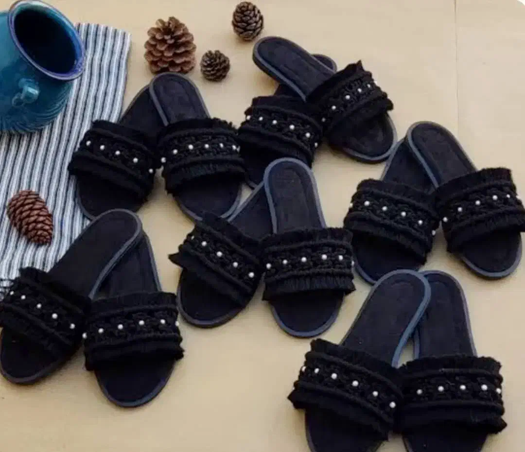 پذیرش سفارش عمده دمپایی و کیف مکرومهبافت|کیف، کفش، کمربند|کرج, باغستان|دیوار