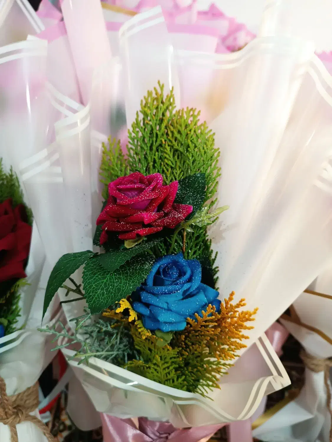 دسته گل روز مادر|گل و گیاه طبیعی|بومهن, |دیوار