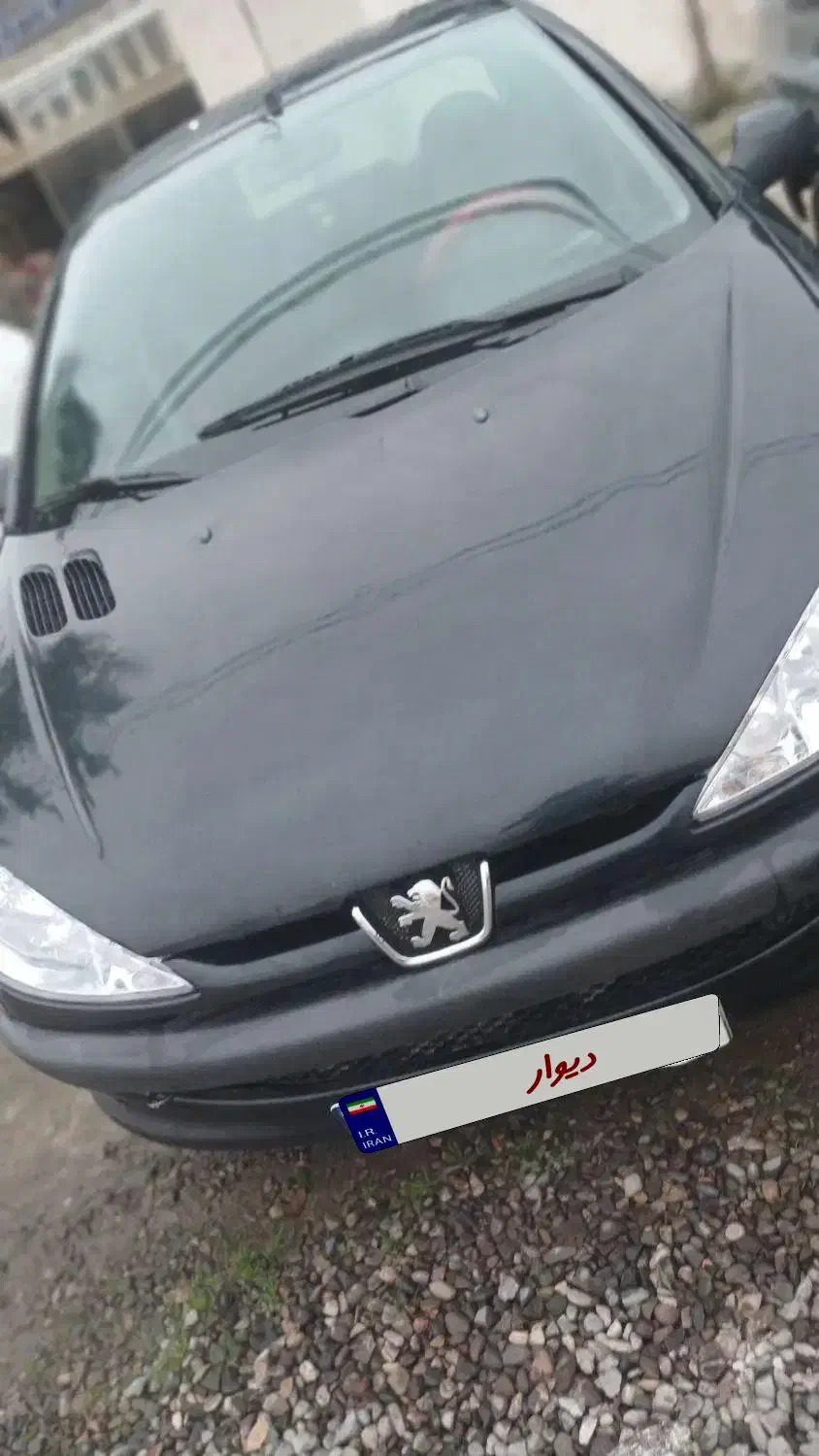 پژو ۲۰۶ تیپ ۲ مشکی|خودرو سواری و وانت|فومن, |دیوار