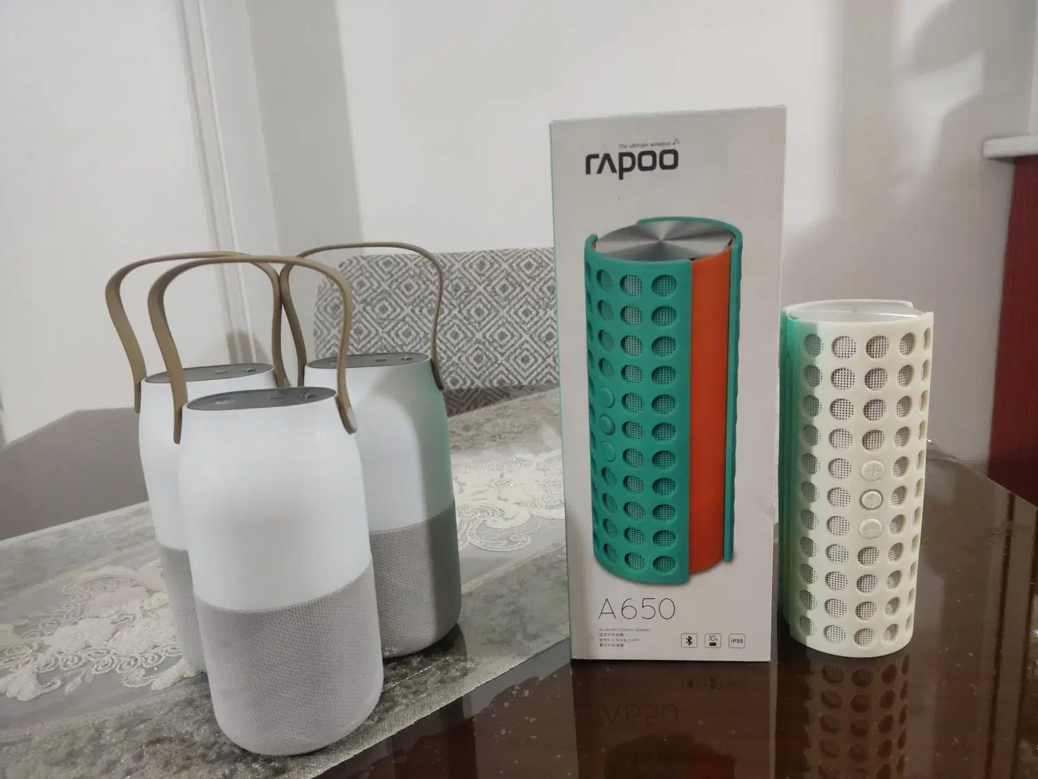 اسپیکر بلوتوثی سامسونگ Samsung و rapoo A650|پخش‌کننده همراه|تهران, شهرک ولیعصر جنوبی|دیوار