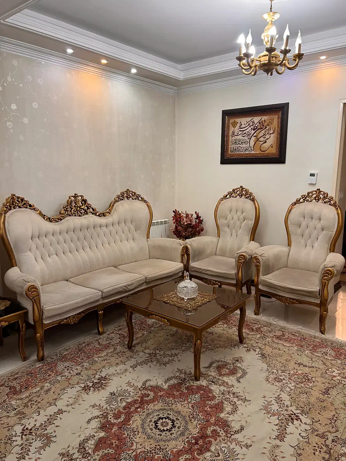 یک دست مبل استیل ۹ نفره|مبلمان خانگی و میز عسلی|تهران, تهرانسر شمالی|دیوار