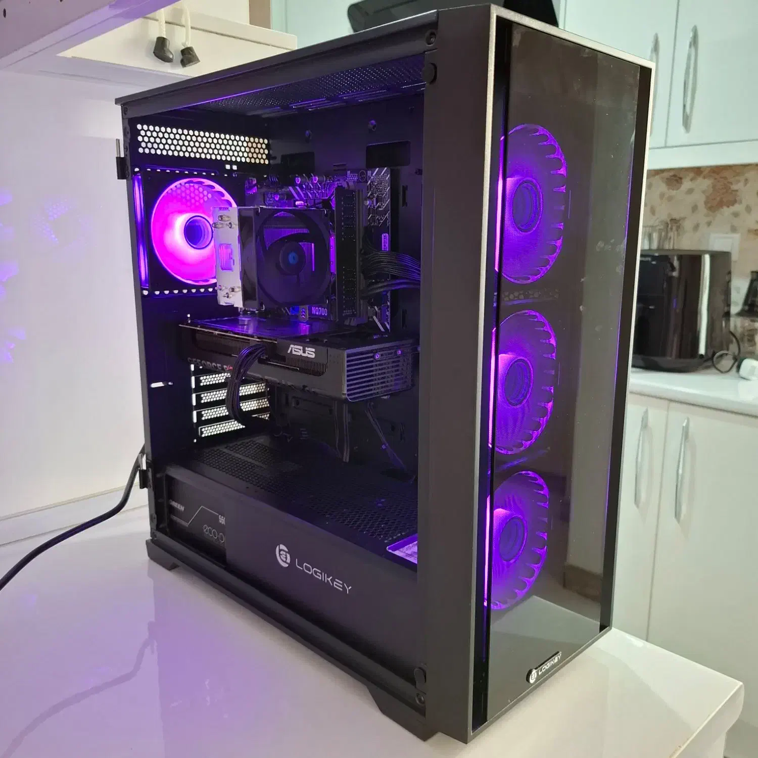 کیس گیمینگ RTX 5060 I5 12400F|رایانه رومیزی|رشت, کوی حسینی|دیوار