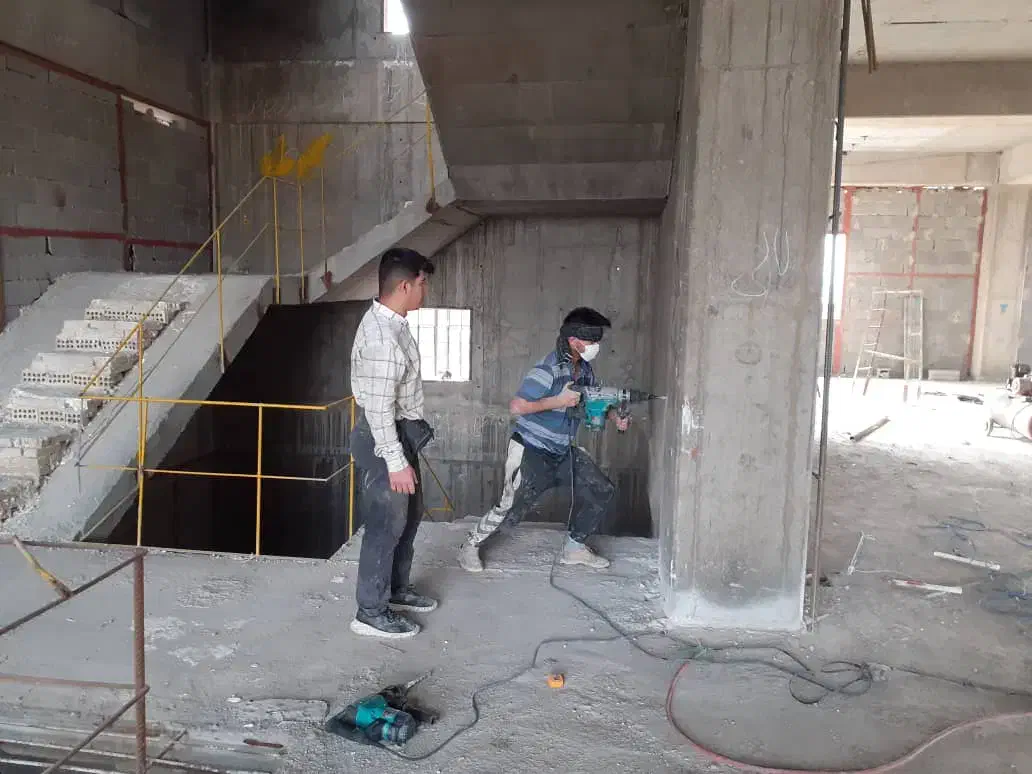 اجرای مقاوم سازی کاشت میلگردبا الیاف FRP|خدمات پیشه و مهارت|دزفول, |دیوار